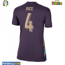 England Declan Rice #4 Auswärtstrikot Frauen EM 2024 Kurzarm